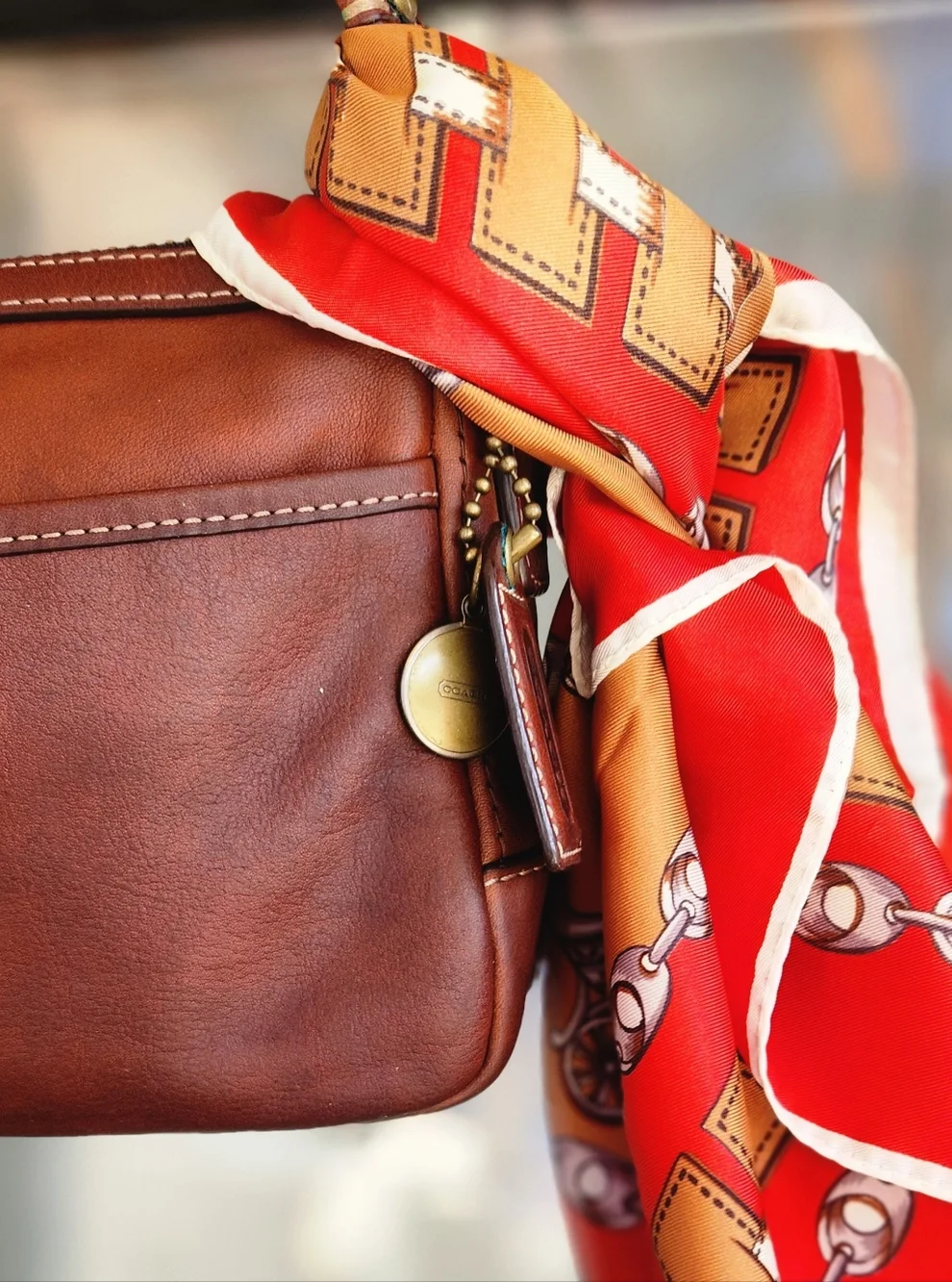 Coach 10326 Vintage Cognac 65th Anniversary Legacy Leigh Leather Satchel - Picture 3 of 8